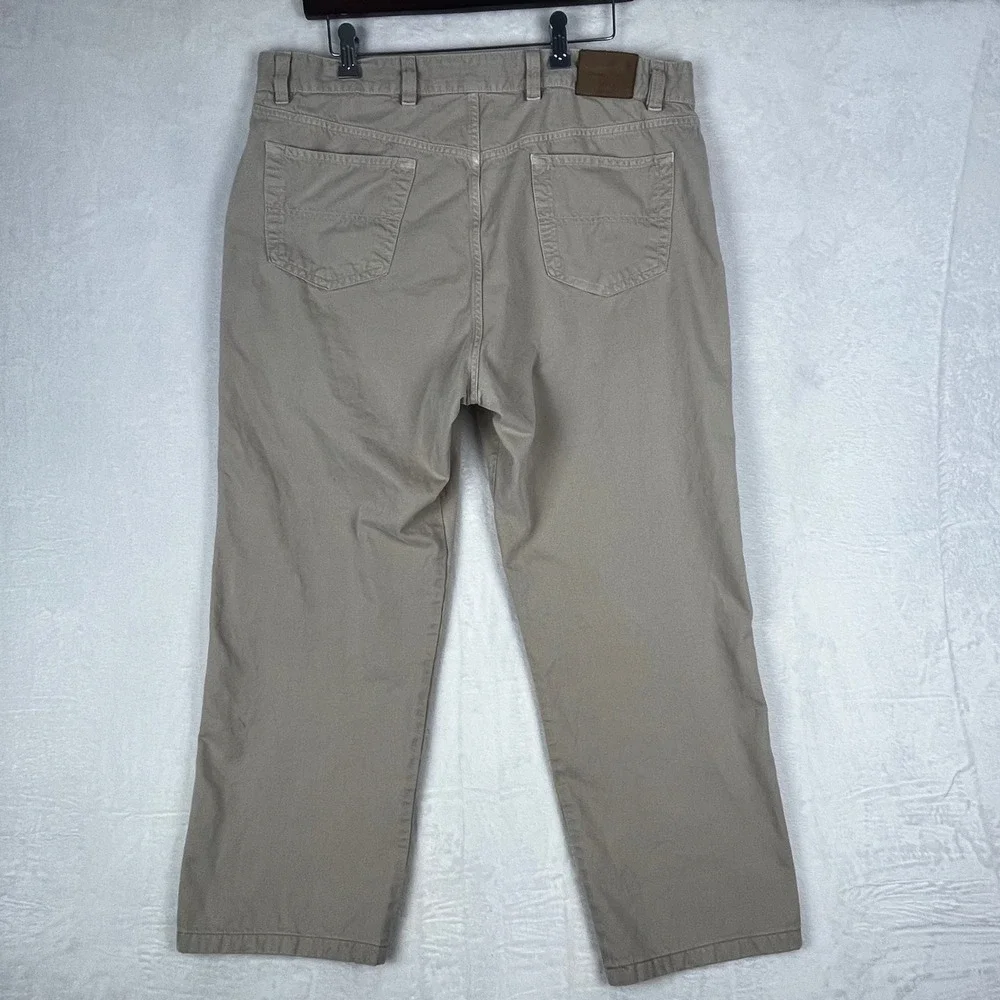 Ermenegildo Zegna Chino‎ Pants 37x27 (IT 40) Beige Cotton Italy Luxury